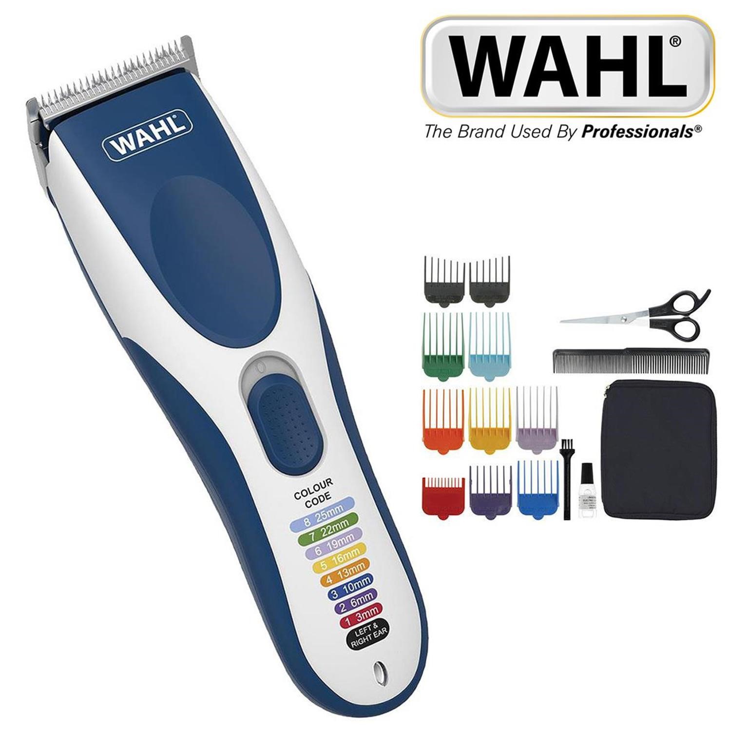 Wahl Mens Colour Pro Cord Cordless Hair Clipper Trimmer Grooming